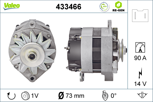 Generator / Alternator 433466 VALEO