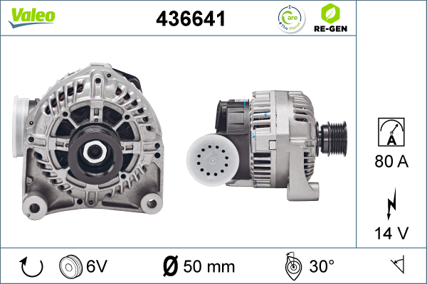 Generator / Alternator 436641 VALEO