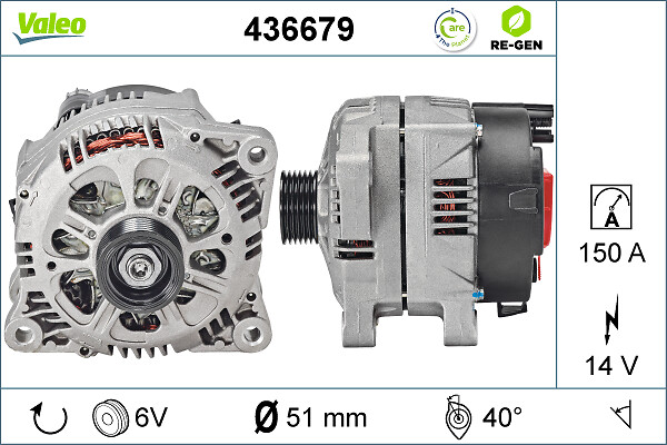 Generator / alternator 436679 VALEO