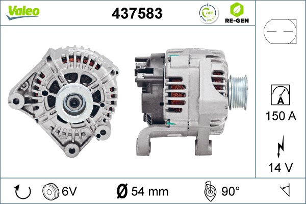 Generator / Alternator 8EL 011 711-601 HELLA