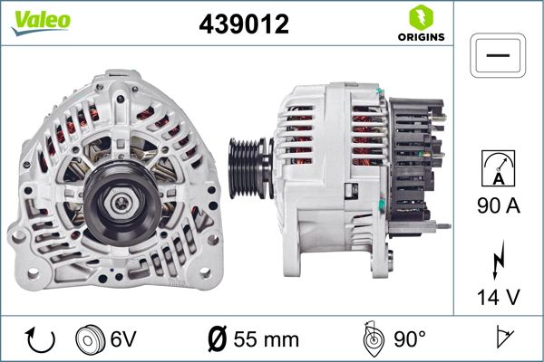 Generator / Alternator 439012 VALEO