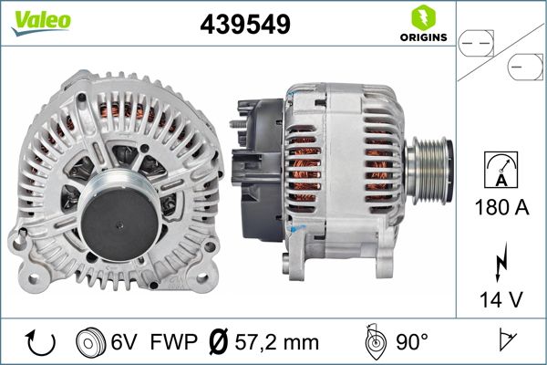 Generator / Alternator 439549 VALEO