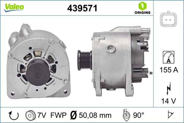 Generator / Alternator 439571 VALEO