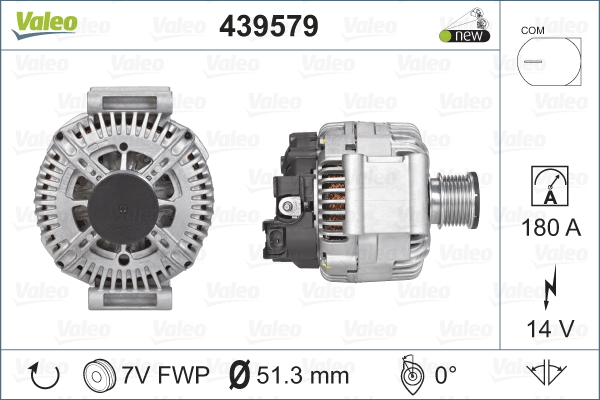 Generator / Alternator 439579 VALEO