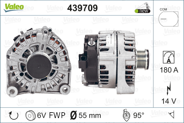 Generator / Alternator 439709 VALEO