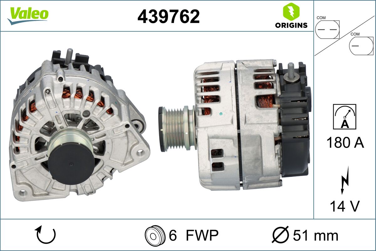 Generator / alternator 439762 VALEO