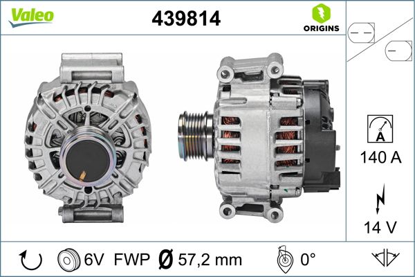 Generator / alternator 439814 VALEO