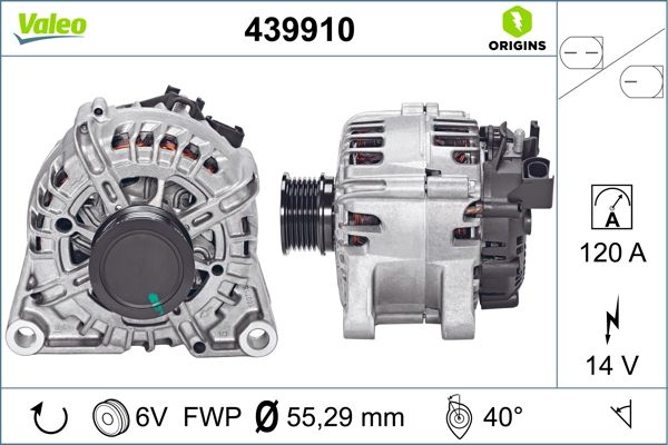 Generator / alternator 439910 VALEO