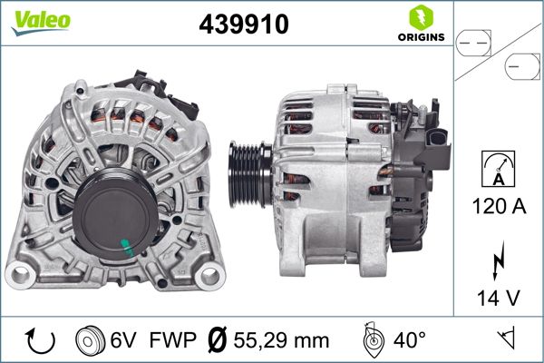 Generator / Alternator 439910 VALEO