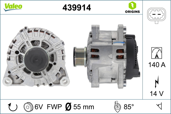 Generator / alternator 439914 VALEO