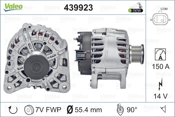 Generator / Alternator 439923 VALEO