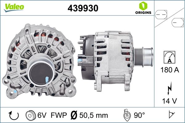 Generator / alternator 439930 VALEO