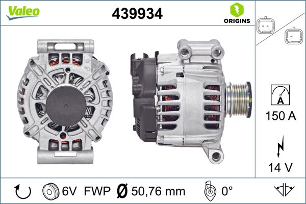 Generator / alternator 439934 VALEO
