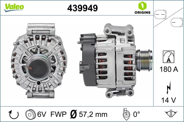 Generator / alternator 439949 VALEO