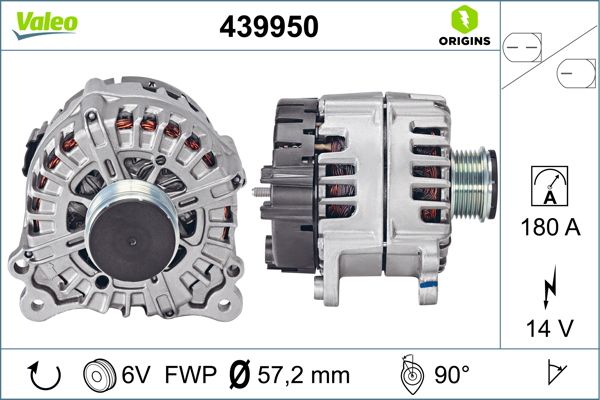 Generator / alternator 439950 VALEO