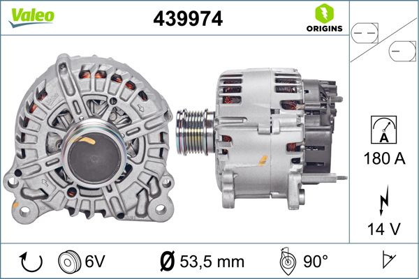 Generator / alternator 439974 VALEO