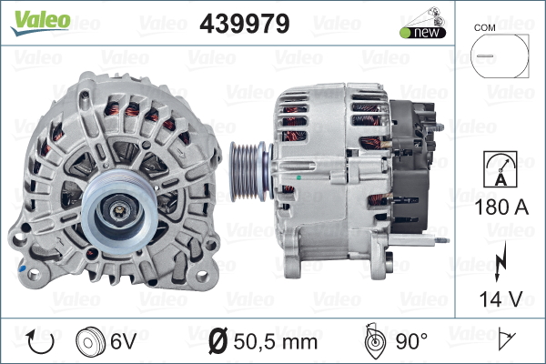 Generator / Alternator 439979 VALEO