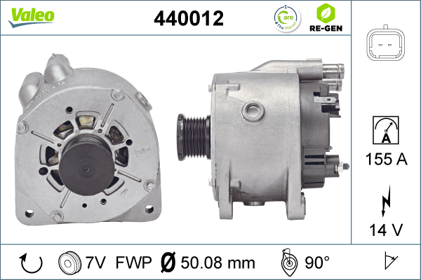 Generator / Alternator 440012 VALEO