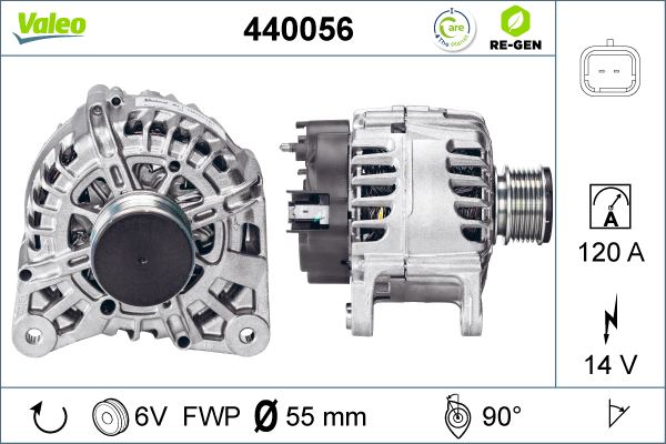 Generator / Alternator 440056 VALEO