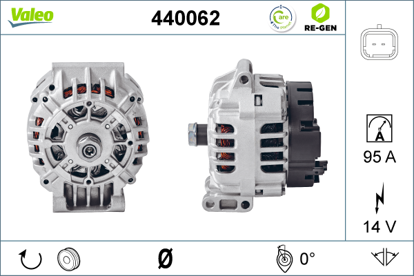 Generator / Alternator 440062 VALEO
