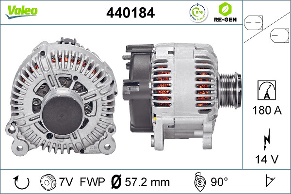 Generator / alternator 440184 VALEO