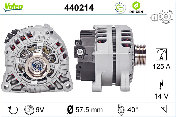 Generator / alternator 440214 VALEO