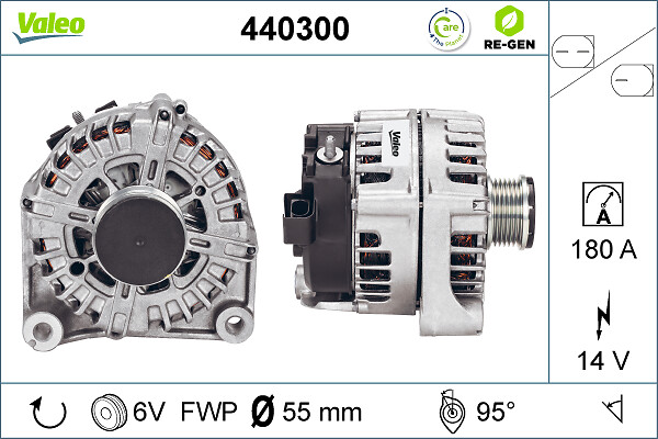 Generator / Alternator 440300 VALEO