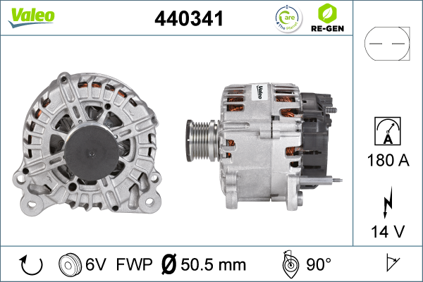 Generator / Alternator 440341 VALEO