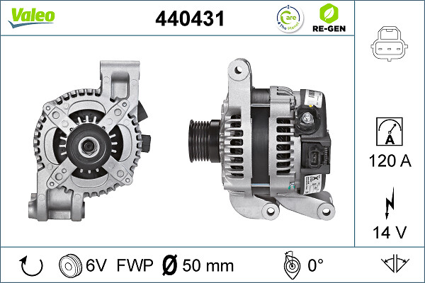 Generator / alternator 440431 VALEO