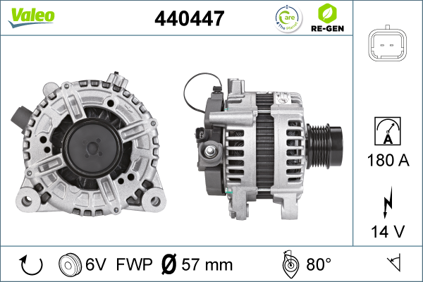Generator / Alternator 440447 VALEO