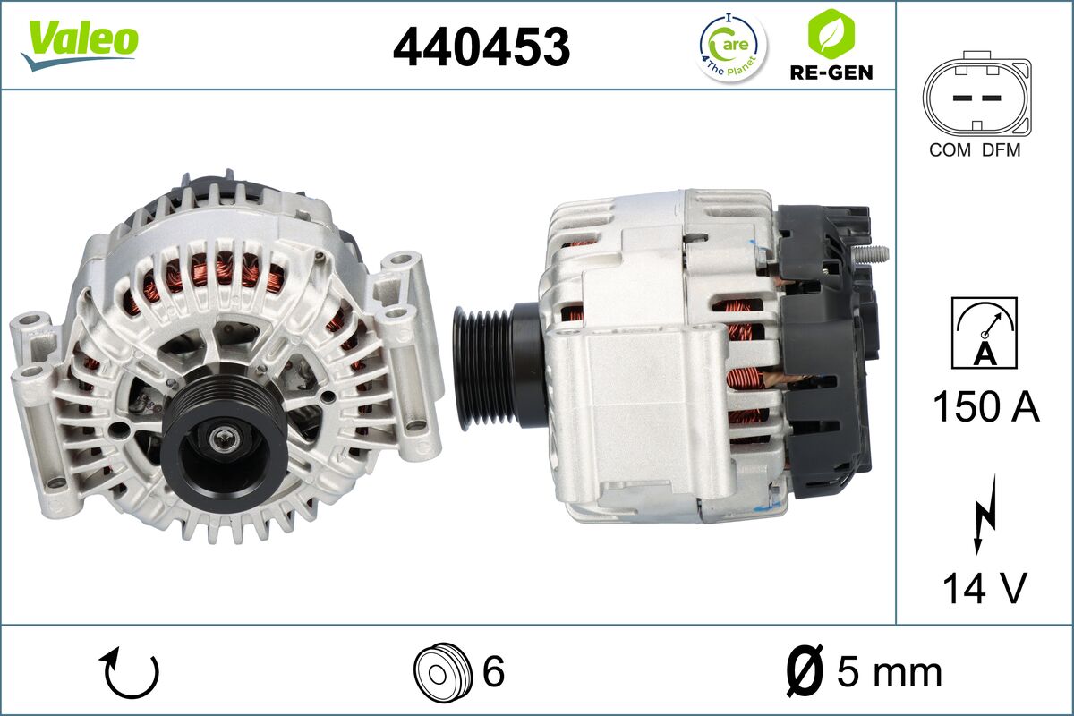 Generator / alternator 440453 VALEO