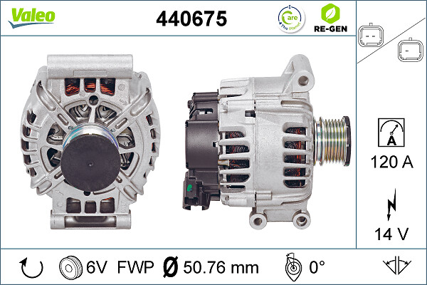 Generator / alternator 440675 VALEO