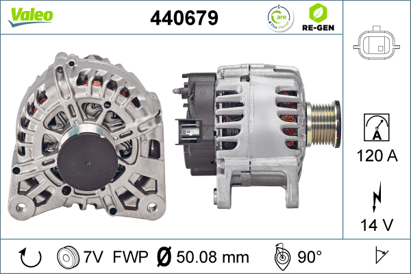 Generator / Alternator 440679 VALEO