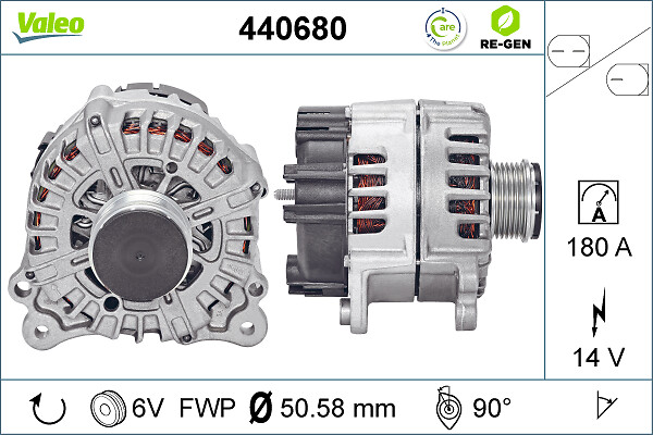 Generator / alternator 440680 VALEO