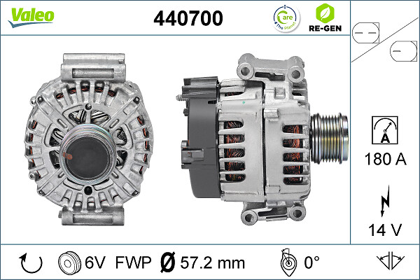 Generator / alternator 440700 VALEO