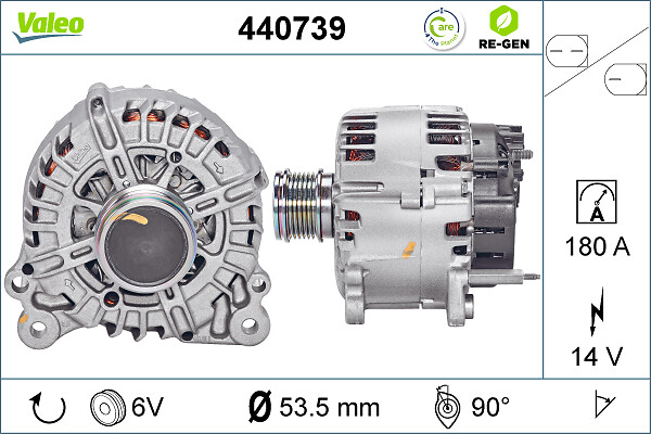 Generator / alternator 440739 VALEO