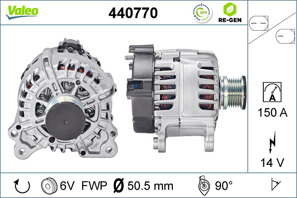 Generator / alternator 440770 VALEO