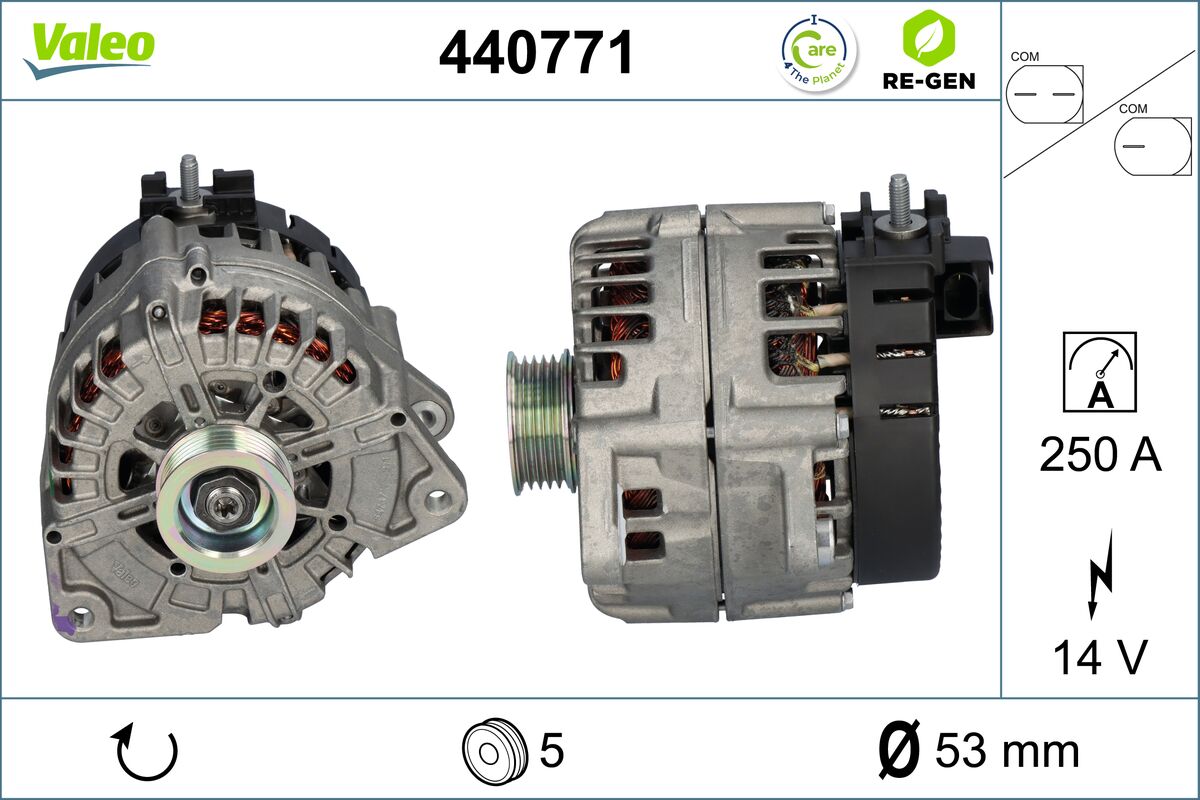 Generator / alternator 440771 VALEO