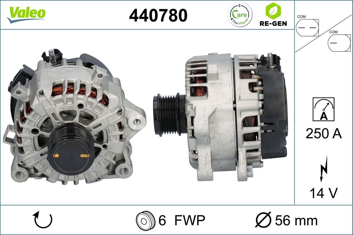 Generator / alternator 440780 VALEO