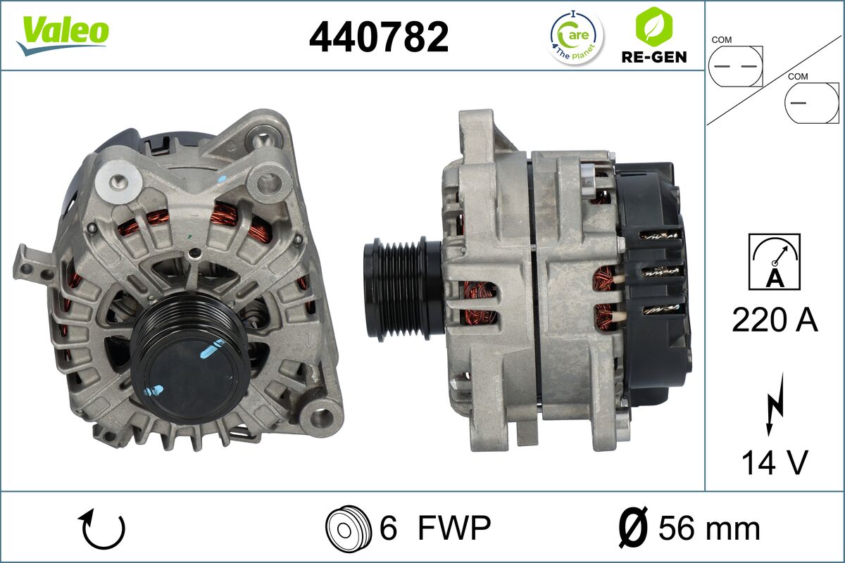 Generator / alternator 440782 VALEO