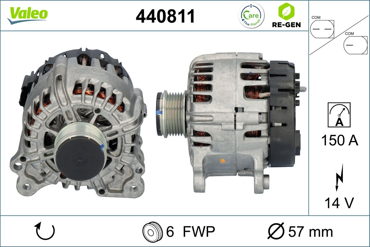 Generator / alternator 440811 VALEO