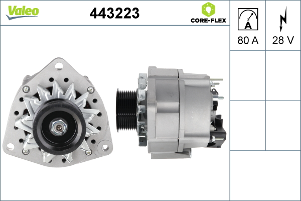 Generator / Alternator 443223 VALEO