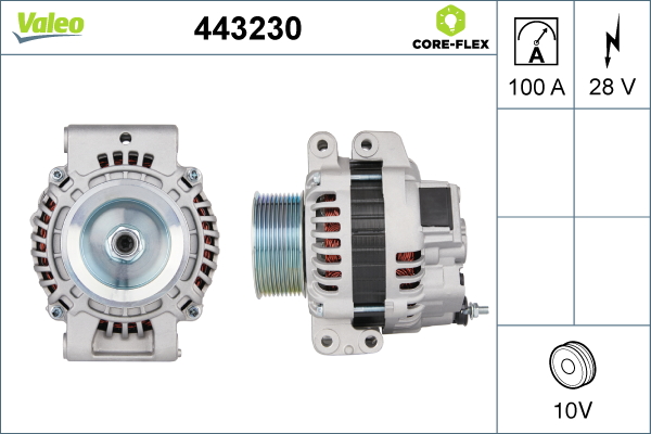 Generator / Alternator 443230 VALEO