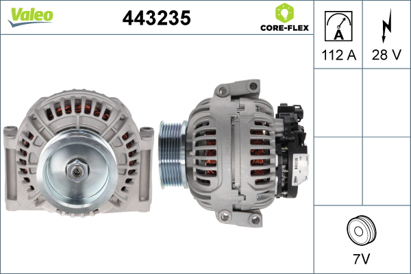 Generator / Alternator 443235 VALEO