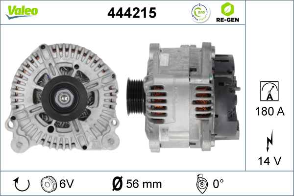 Generator / Alternator 444215 VALEO