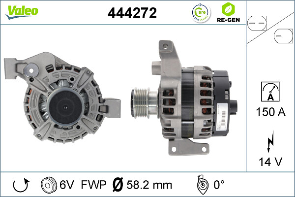 Generator / alternator 444272 VALEO