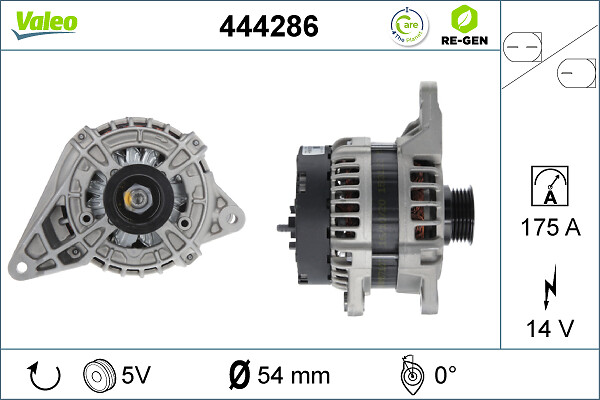 Generator / alternator 444286 VALEO
