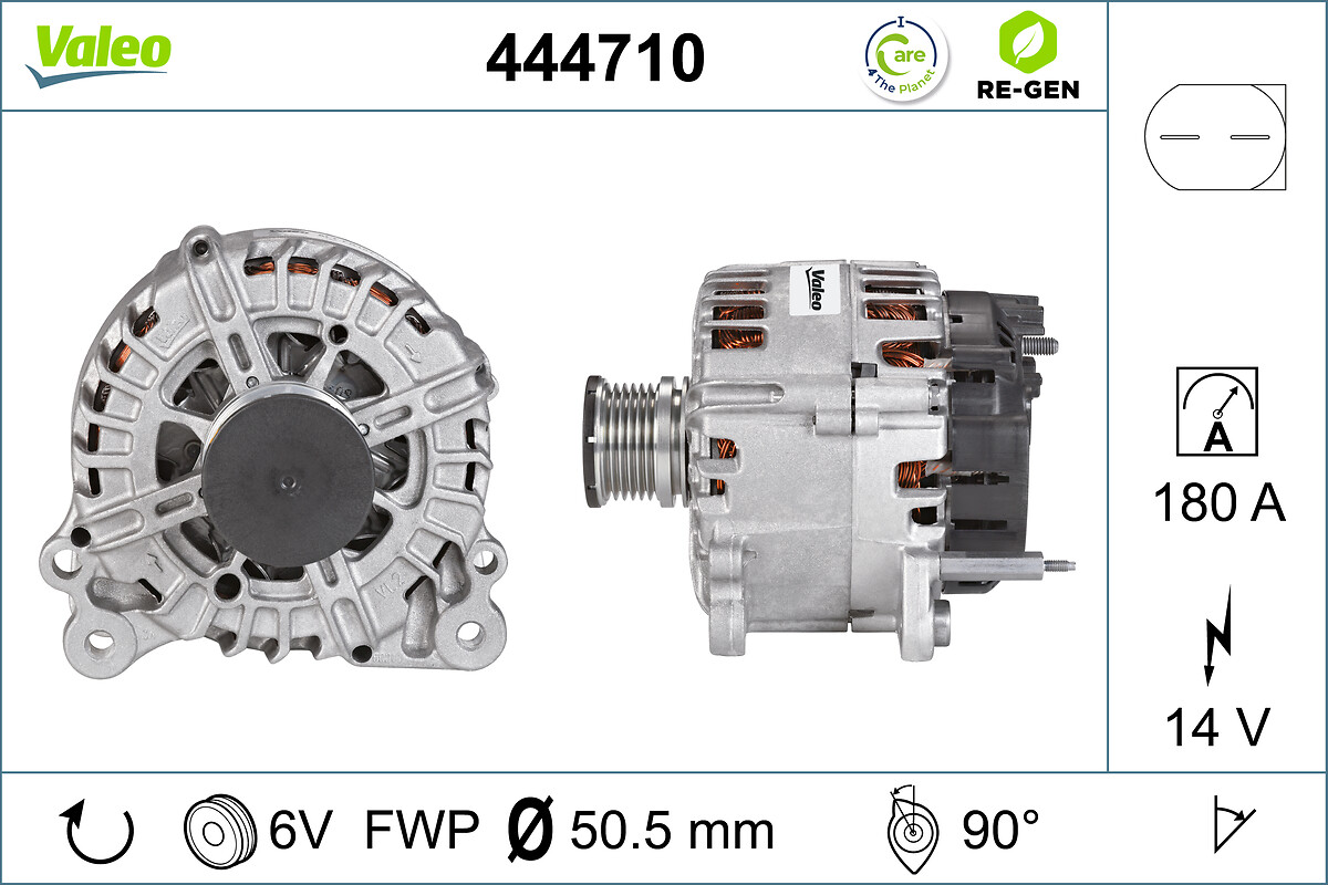 Generator / Alternator 444710 VALEO