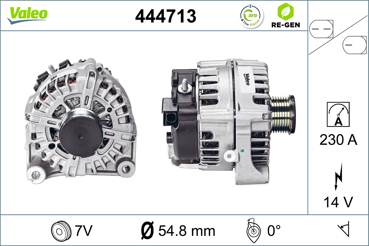 Generator / Alternator 444713 VALEO