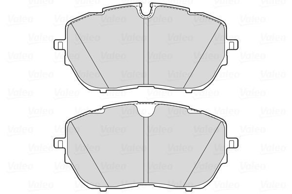 Set placute frana,frana disc 302205 VALEO